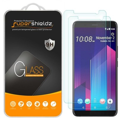 Supershieldz (2 Pack) Designed for HTC (U11 Plus) Tempered Glass Screen... 