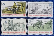 US Stamps 1972 Communications in America Set Of 4 Used Off Paper 8 cent #1476-9