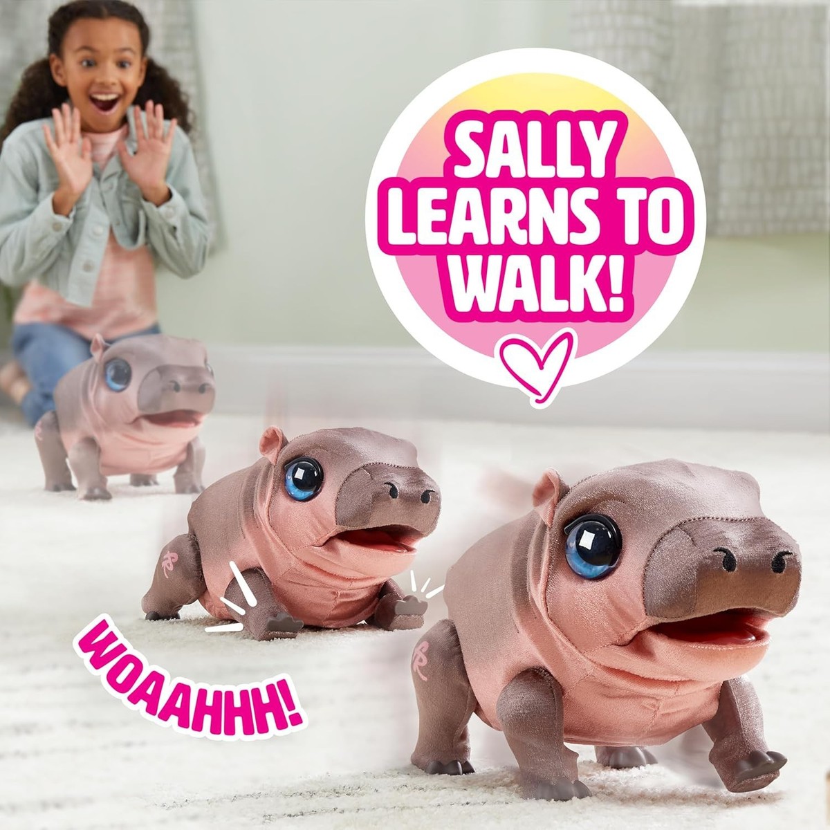 FurReal Sally the Silly Hippo Interactive Pet | eBay