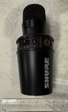 Shure MV7 USB-C XLR Podcasting Dynamic Microphone No Mount Piece- TESTED/WORKING