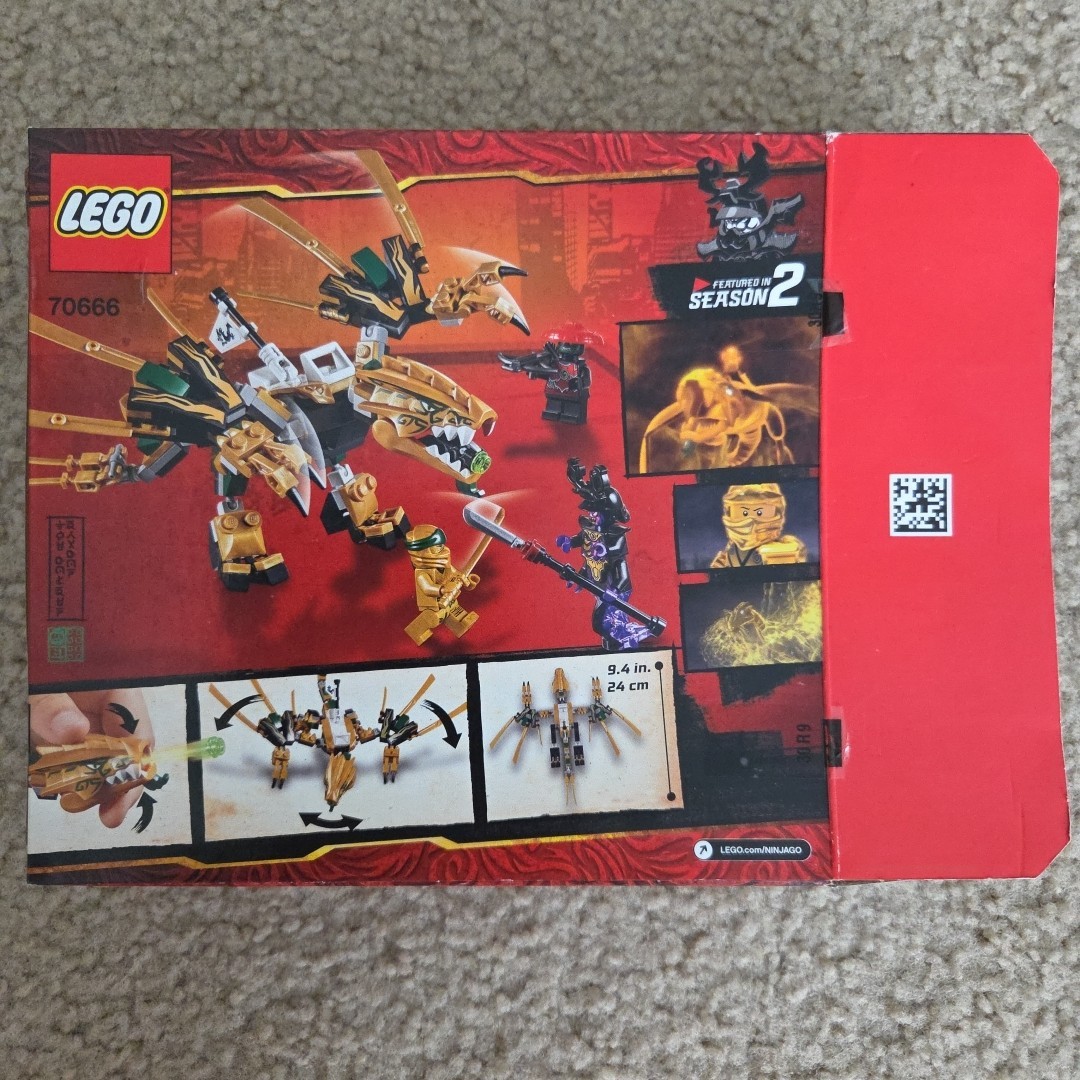 LEGO Ninjago Legacy 70666 Golden Dragon * EMPTY BOX ONLY * | eBay