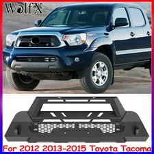 Heavy Front Bumper Guard For Toyota Tacoma 20012-2015 Steel Black Powder Coated
