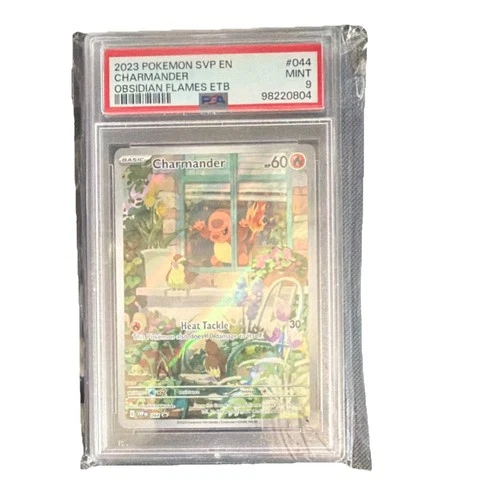 Pokémon Charmander 044 Holo Promo SV Scarlet & Violet PSA 9 2023 English
