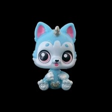 Zuru Rainbocorns Pocket Puppycorns Blue Dog Figure Mini Bobblehead Toy