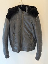 Bomber Marc Jacobs in pelliccia di castoro e pelle - taglia 50 (si adatta come M)