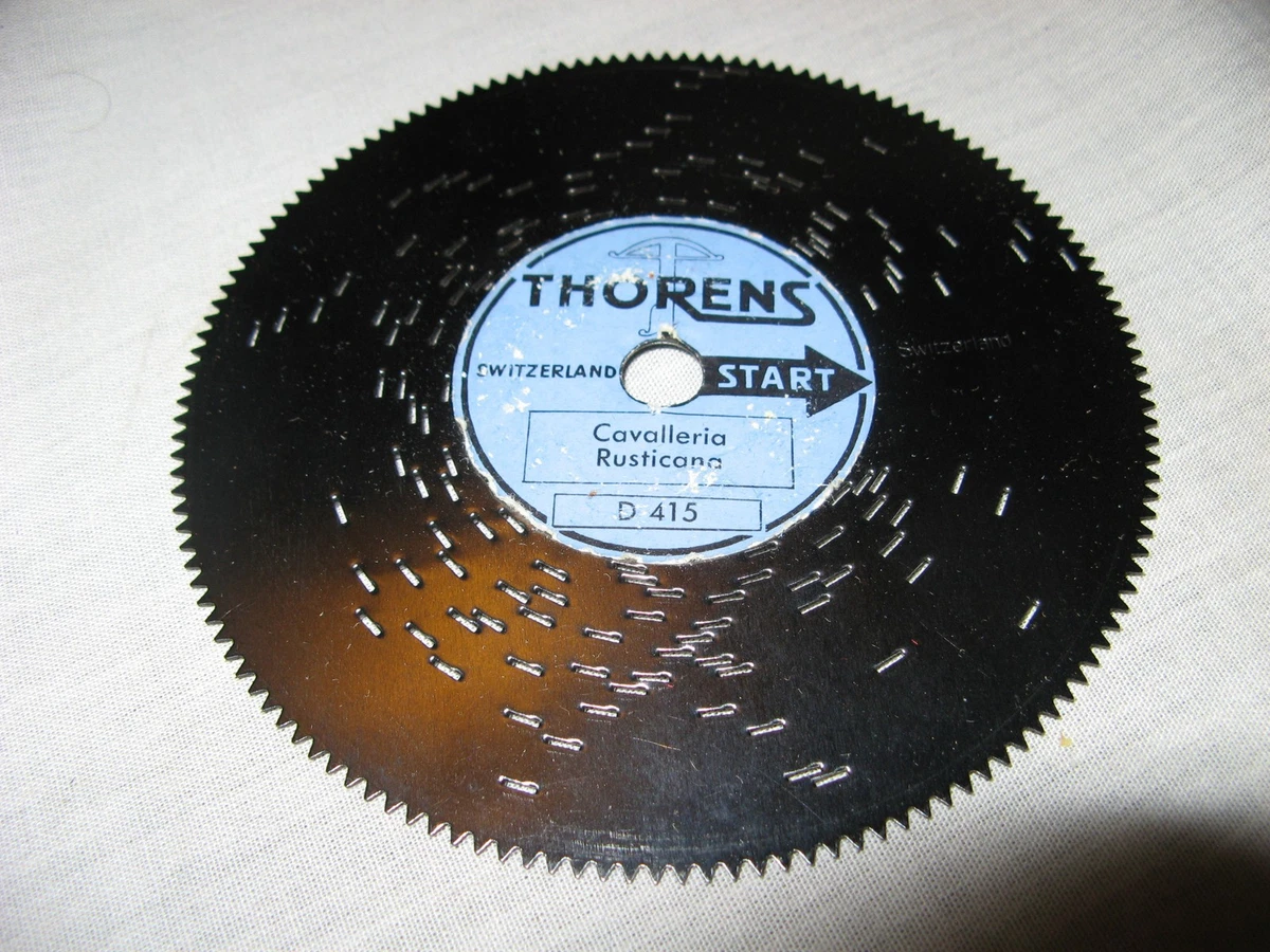 Thorens Disc In Collectible Music Boxes (1940-1970) for sale | eBay