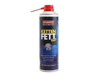 Atlantic Kettefett mit PTFE Schmiermittel Pflege Schaltung Reiniger 500ml E-Bike