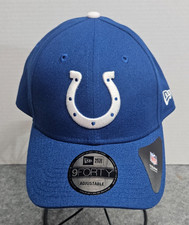 New Era 9Forty blue Indianapolis Colts NFL hat/cap adjustable One Size NWT
