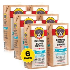 Brutus Beef Bone Broth for Dogs - All Natural Bone Broth with Chondroitin Glu...