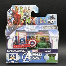 2016 MiniMates Marvel Avengers 2 Pack CAPTAIN AMERICA & HULK mix & match Parts