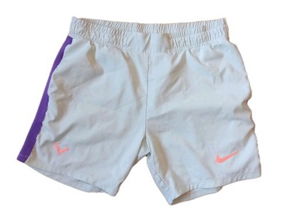 Nike Rafael Nadal Tennis Shorts 7inch barely green purple AT4315-394 Sz. M