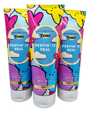 Bath Body Works Peeps Peepin It Real Ultimate Hydration Body Cream 8 Oz x3