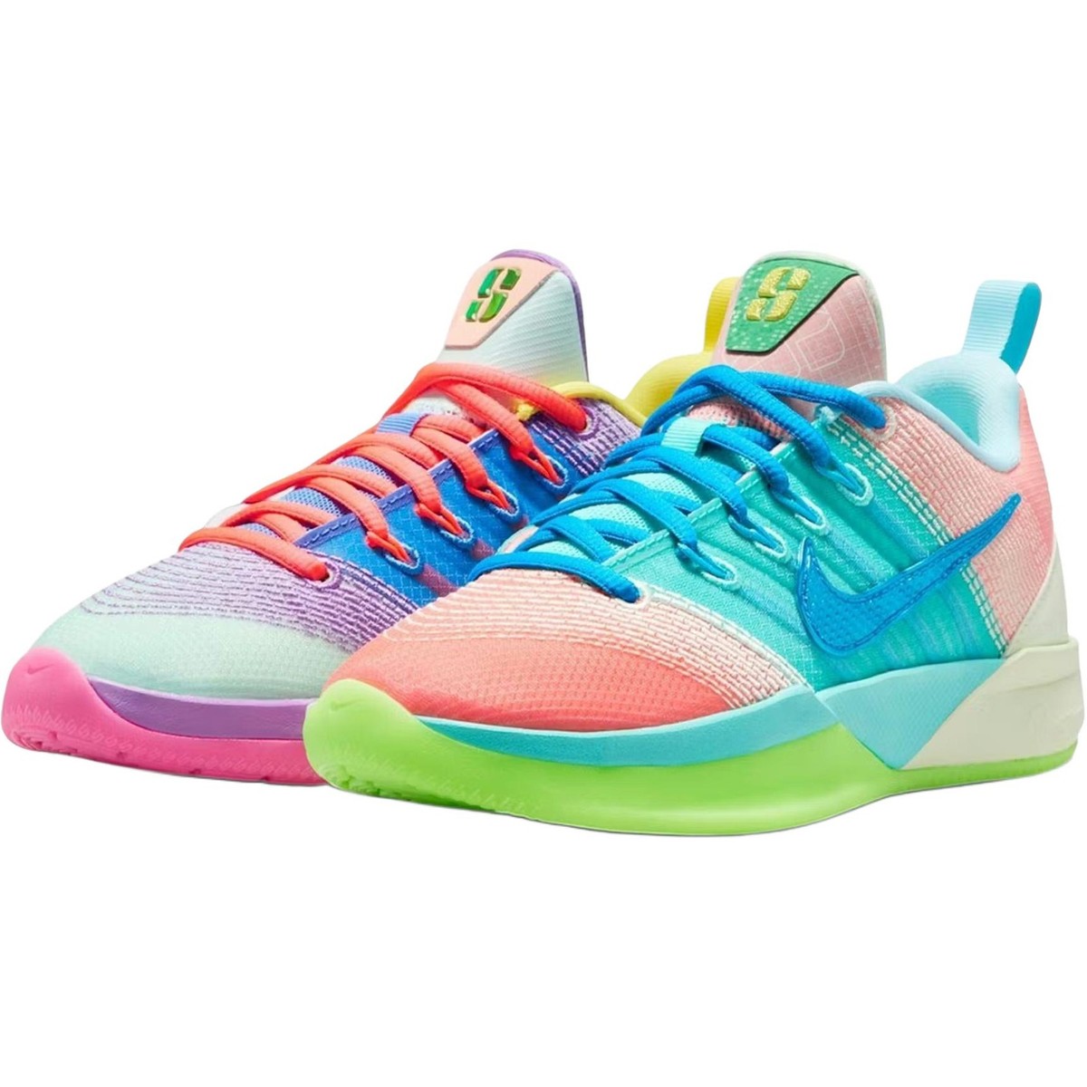 Nike Sabrina 3 GS 'What the' Childrens Basketball Shoes Blue Pink