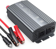 500W Pure Sine Wave Power Inverter DC 12V to AC 110V Car Adapter