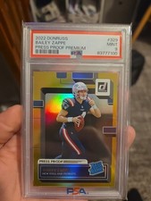 Psa 9 2022 Donruss Bailey Zappe Press Proof Premium