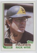 1982 Topps Wrong Back Rick Wise Johnny Bench ( Back) HOF 0h1