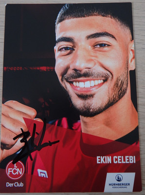 Autogramm Fußballspieler Ekin Celebi 1. FC Nürnberg (123774)