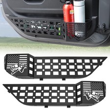 Fit for Jeep Door Storage Box, Upgraded Longer Seat Sliding 40 Space Metal ...