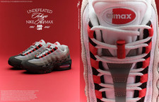 Nike UNDEFEATED × Nike Air Max 95 SP Fire Red Men's Shoes Sneakers