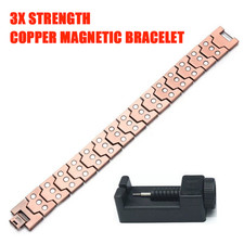 1PCS 3X Ultra Strength Magnetic Bracelet for Men Pure Copper Bracelet Adjuster