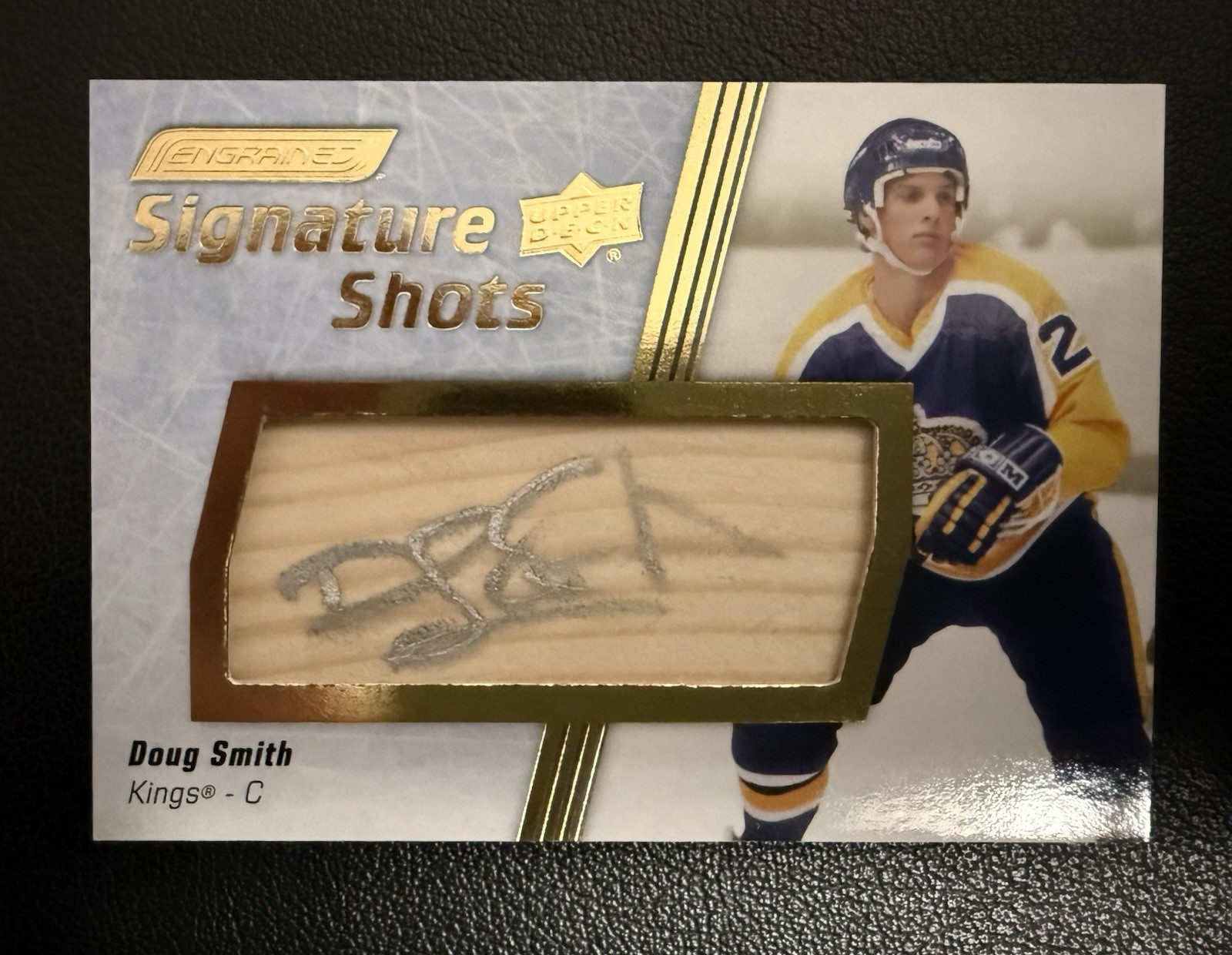 2024-25 UPPER DECK ENGRAINED ICONS SIGNATURE SHOTS INK SILVER DOUG SMITH KINGS