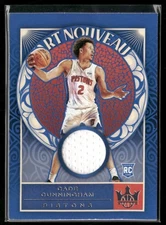 2021-22 Court Kings Cade Cunningham Art Nouveau RC Patch #AN-CCA