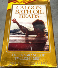 Vintage Calgon Bath Oil Beads Twilight Mist 6 OZ NOS