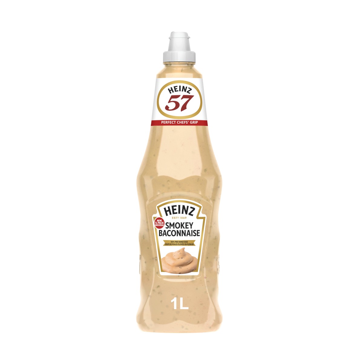 HEINZ Salsa Smokey Baconnaise con Tocino Ahumado 1000ml