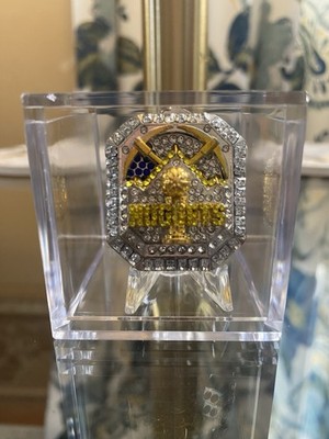 2023 Denver Nuggets NBA Championship Ring w/Showcase Cube Nikola Jokic USA SHIP