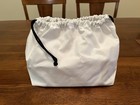 CHANEL Beauty Drawstring 100% Cotton  Dust Bag/ Black/White — photo 2