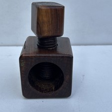 Vintage Hand Carved Wood Nutcracker, Hand Screw Nutcrackers