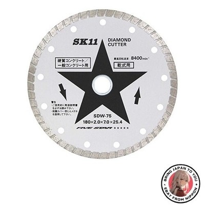 Neu SK11 SK11 Diamantfräser Wellentyp Trockeneinsatz 180 mm SDW-75