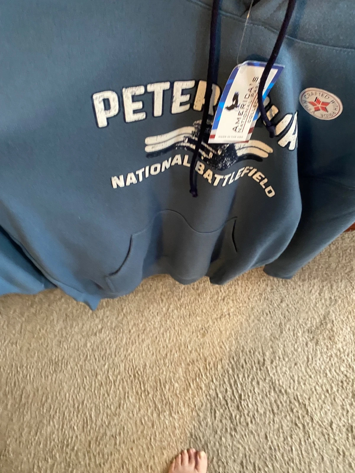 PETERSBURG NATIONAL BATTLEFIELD HOODIE, SIZE XL image 2