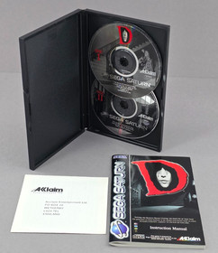 🔴 D (Sega Saturn) Horror Klassiker | 2 Discs | Deutsche Version | CIB