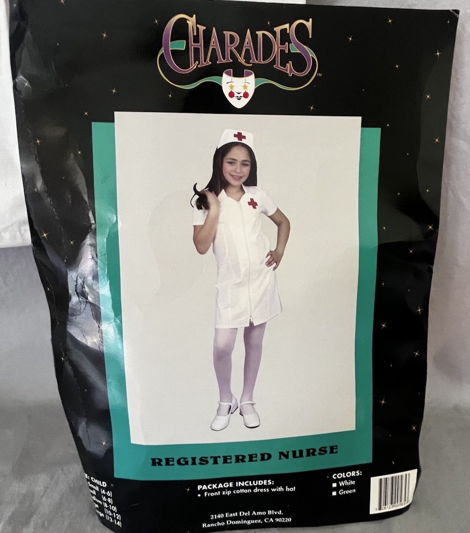 как выглядит Registered Nurse Child Costume Girls Medium 8-10 By Charades фото