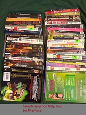 ASSORTED DVD LOT OF 50 DVD'S DISC AND COVERS BULK WHOLESALE DVDS FREE SHIPPING