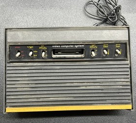 Atari 2600 Video Computer System With Paddle Sticks And Joystick Working