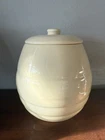 Bauer Pottery 1930s Ringware Cookie Jar Cream