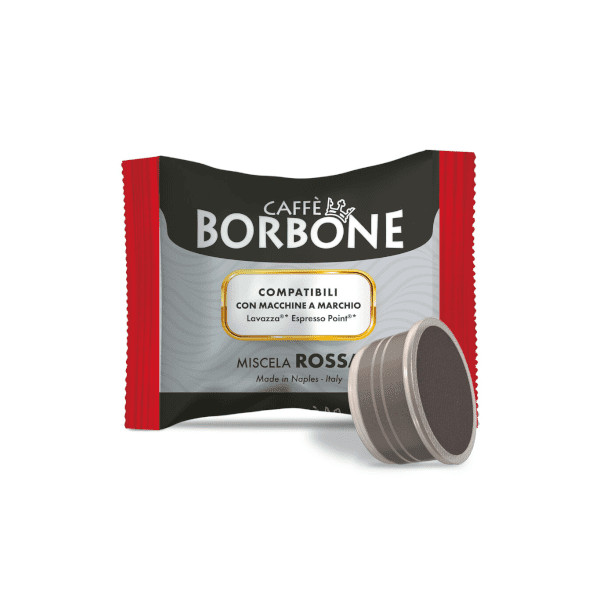 100 Capsule Borbone Miscela Rossa (Compatibile Lavazza Espresso Point)