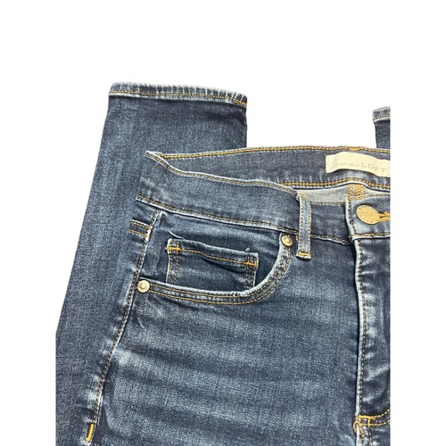 LOFT Made & Loved Women's High Waist Skinny Jeans Size 26/2 Light Distressing - Picture 2 of 5
