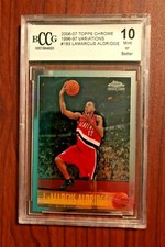 2006-07 Topps Chrome Variations LaMarcus Aldridge #183 Rookie RC Beckett BCCG 10