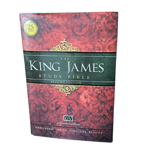 The King James Study Bible Signature Series 2nd Edition Red Text Maps HBDJ - Imagen 1 de 2