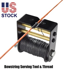 Bowstring Serving Tool & Thread 0.021" Thick Archery Protecting Bow String