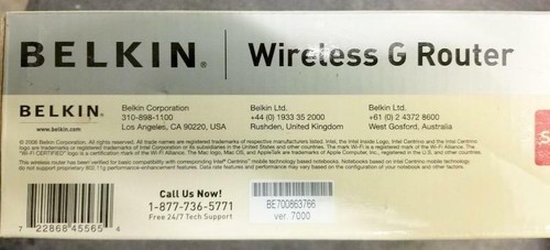 Belkin Wireless G Router - Picture 4 of 4