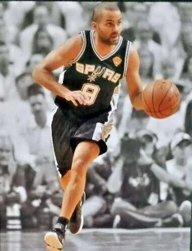 TONY PARKER НА ЗАКАЗ В РАМКЕ 11 X 20 КАРТИНА/АВТО ПОЛ ДОСКА JSA СЕРТИФИЦИРОВАННЫЙ AE94290 - Изображение 4 из 4