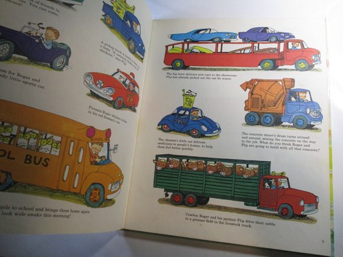 Hop Aboard Here We Go, Richard Scarry, Hamlyn, 2nd Printing, 1975 - Picture 9 of 12