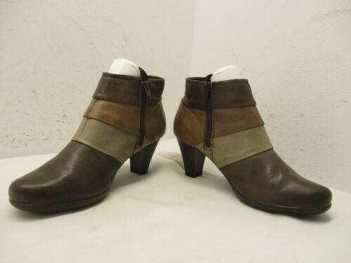 Spring Step Generate Brown Leather Zip Ankle Boots Womens Sz 39 EUR - Picture 4 of 9
