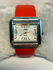 JAS Ladies Mother of Pearl Dial Bangle Watch by E.T.C. Co. Ltd New Battery