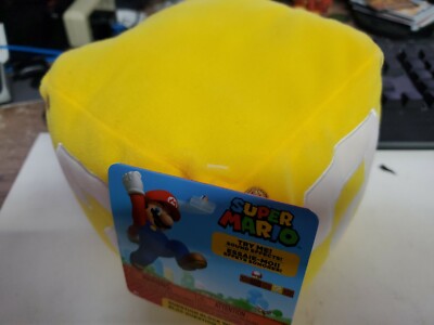 Super Mario Bros. 5'' Plush Coin Box with Sound Effects 8c