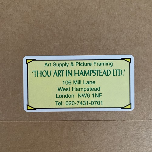 Charity Now Open Painting Signed Limited Edition 54/80 Thou Art in Hampstead - Picture 7 of 7
